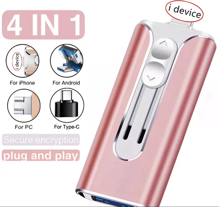 AllPort™ Flash – 4 in 1 Multi-Device Storage Made Easy