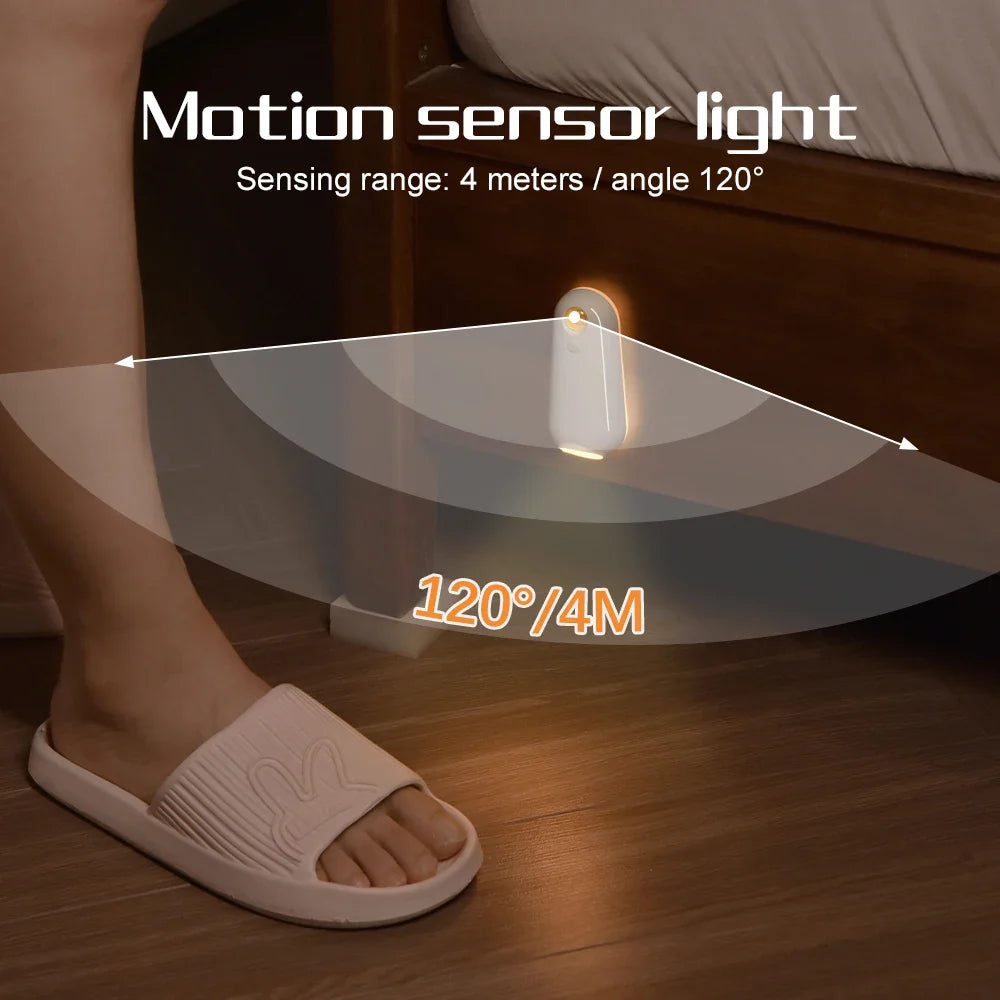 Motion Sensor RGB 7 Color Rechargeable Toilet Night Light